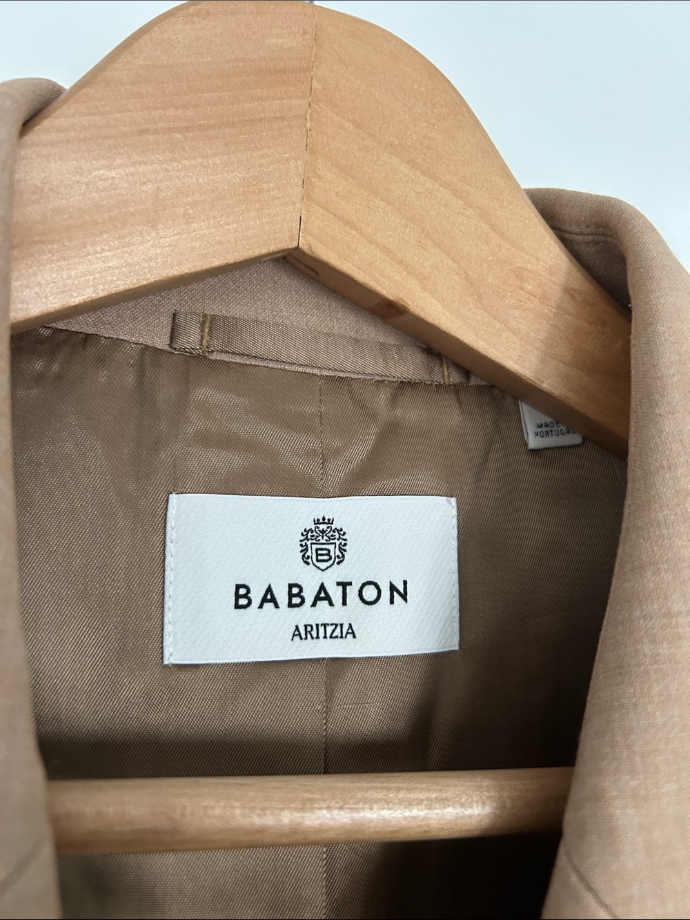 ARITZIA BABATON Heather Gold Standout Blazer - Picture 4 of 9